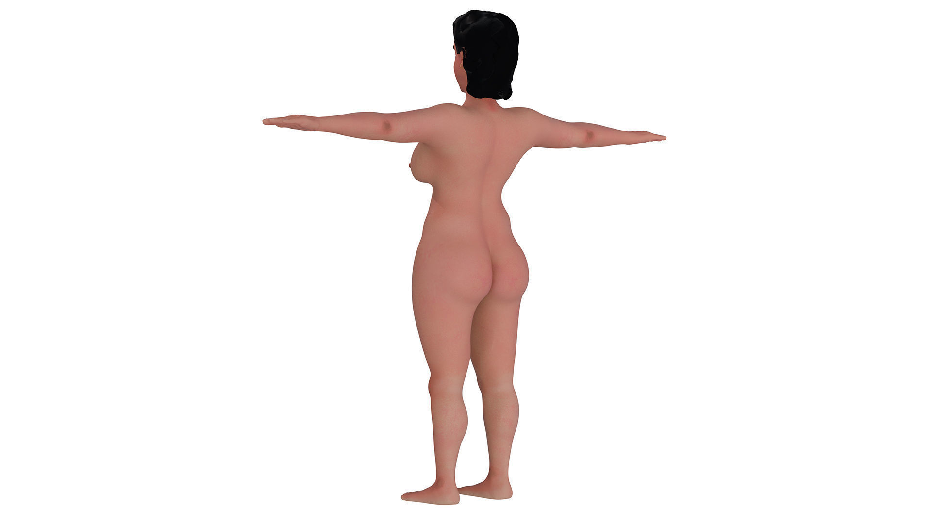 Catherine Lady 3D nude model 3D model_10