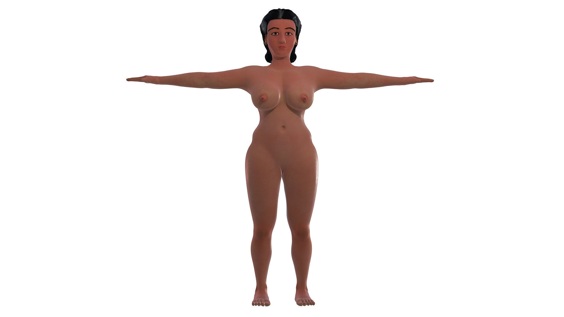 Catherine Lady 3D nude model 3D model_22
