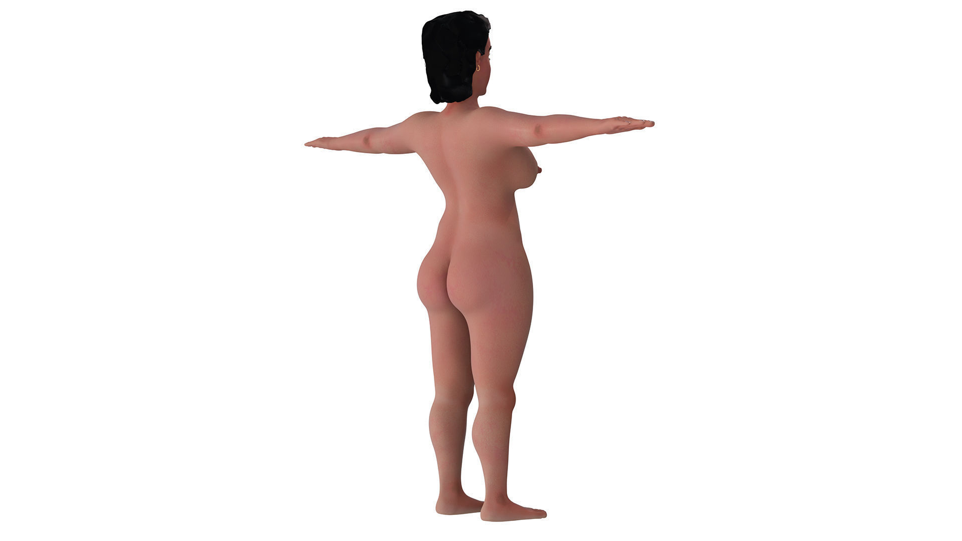 Catherine Lady 3D nude model 3D model_15