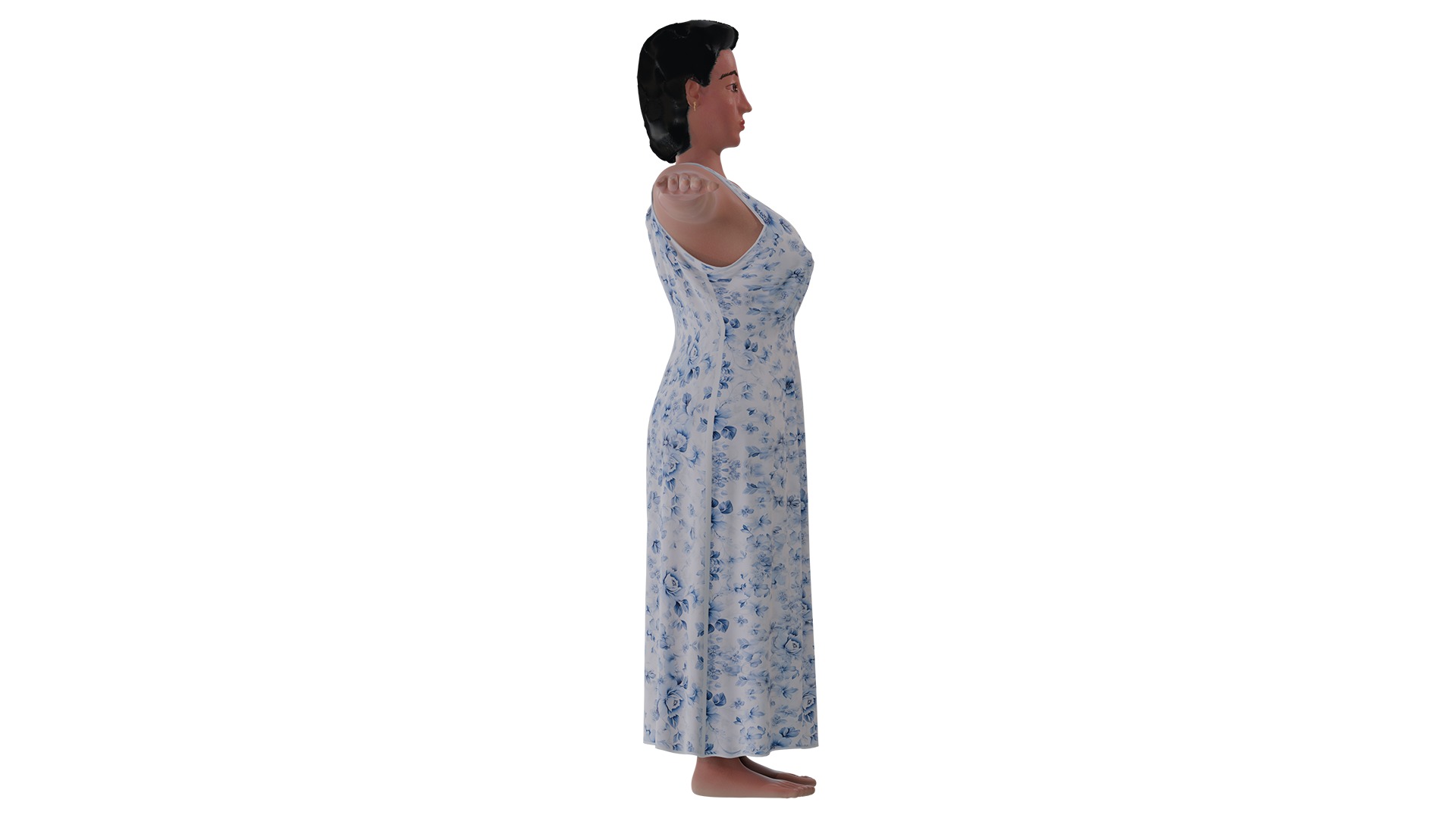 Catherine Lady 3D nude model 3D model_24