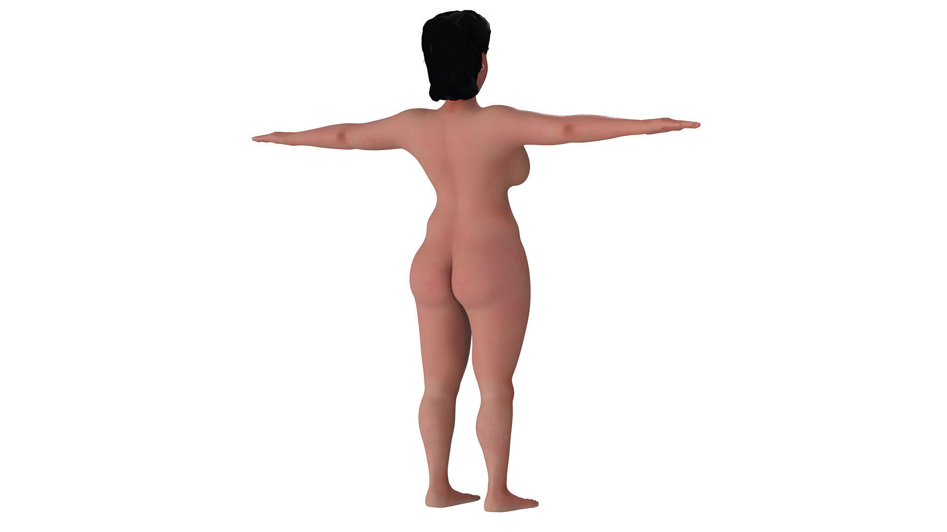 Catherine Lady 3D nude model 3D model_14