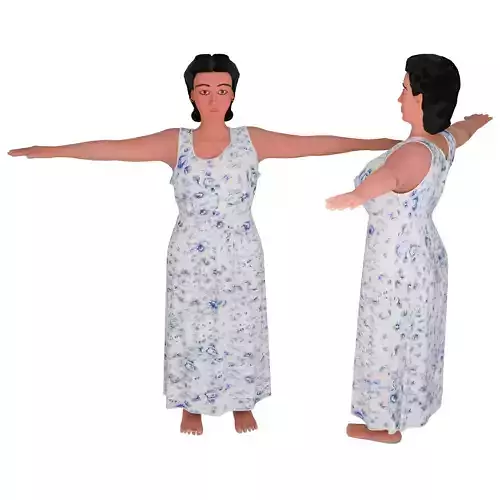 Catherine Lady 3D nude model 3D model