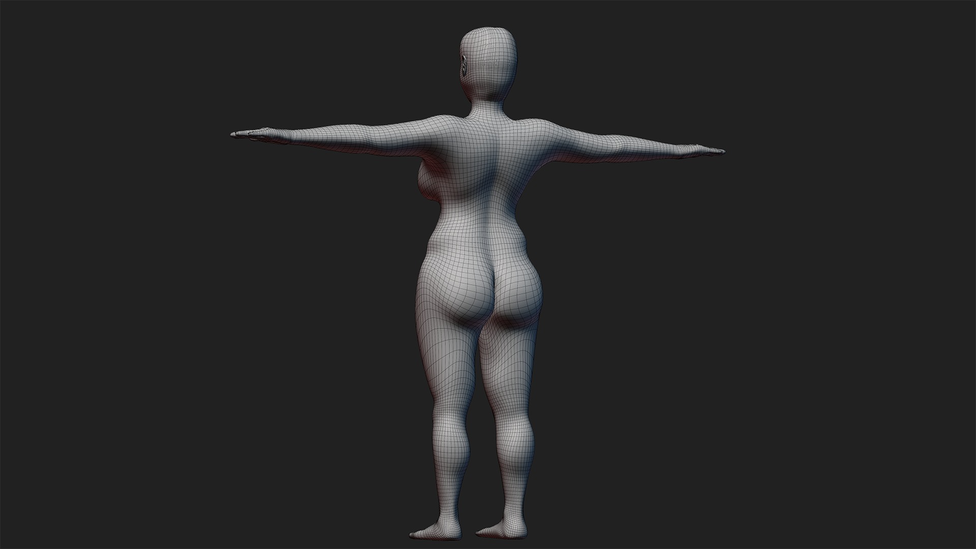 Catherine Lady 3D nude model 3D model_43