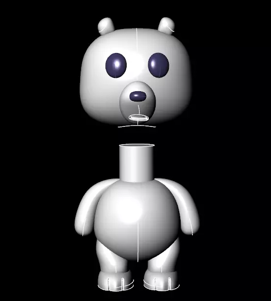 ice bear WE BARE BEARS ICE BEAR 3D print model_0