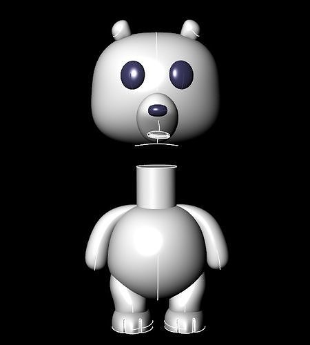ice bear WE BARE BEARS ICE BEAR 3D print model