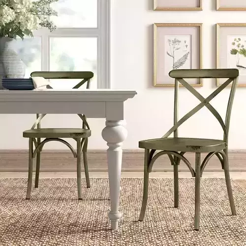 Elrosa Mediaval Cross Side Chair - 5 Colour