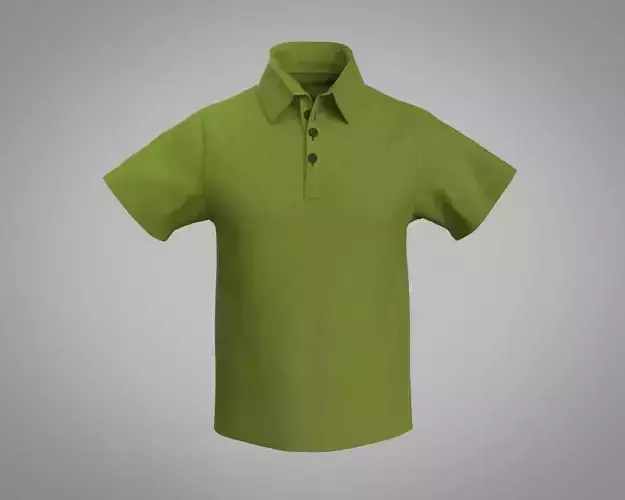 3D Men Polo T-Shirt for Male Avatar