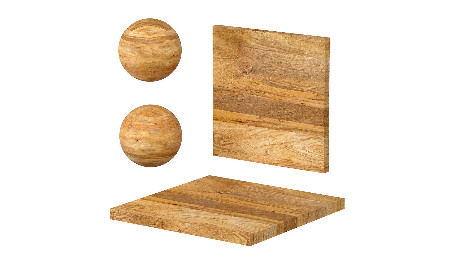 Mango wood material 3D model_5