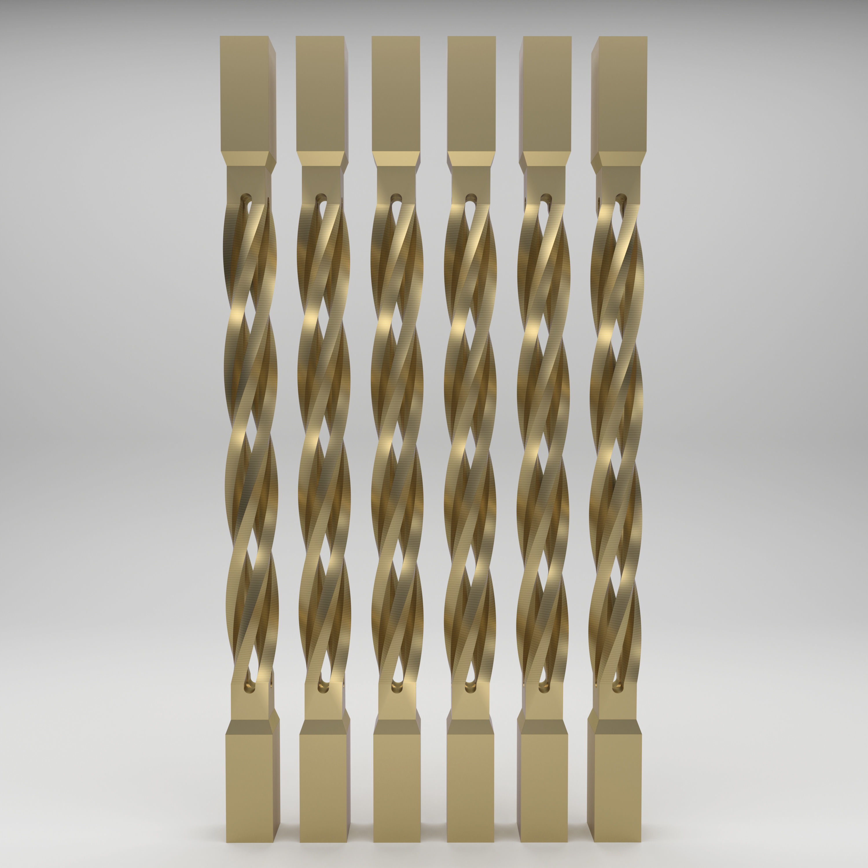 Twisted Baluster 3D model_8