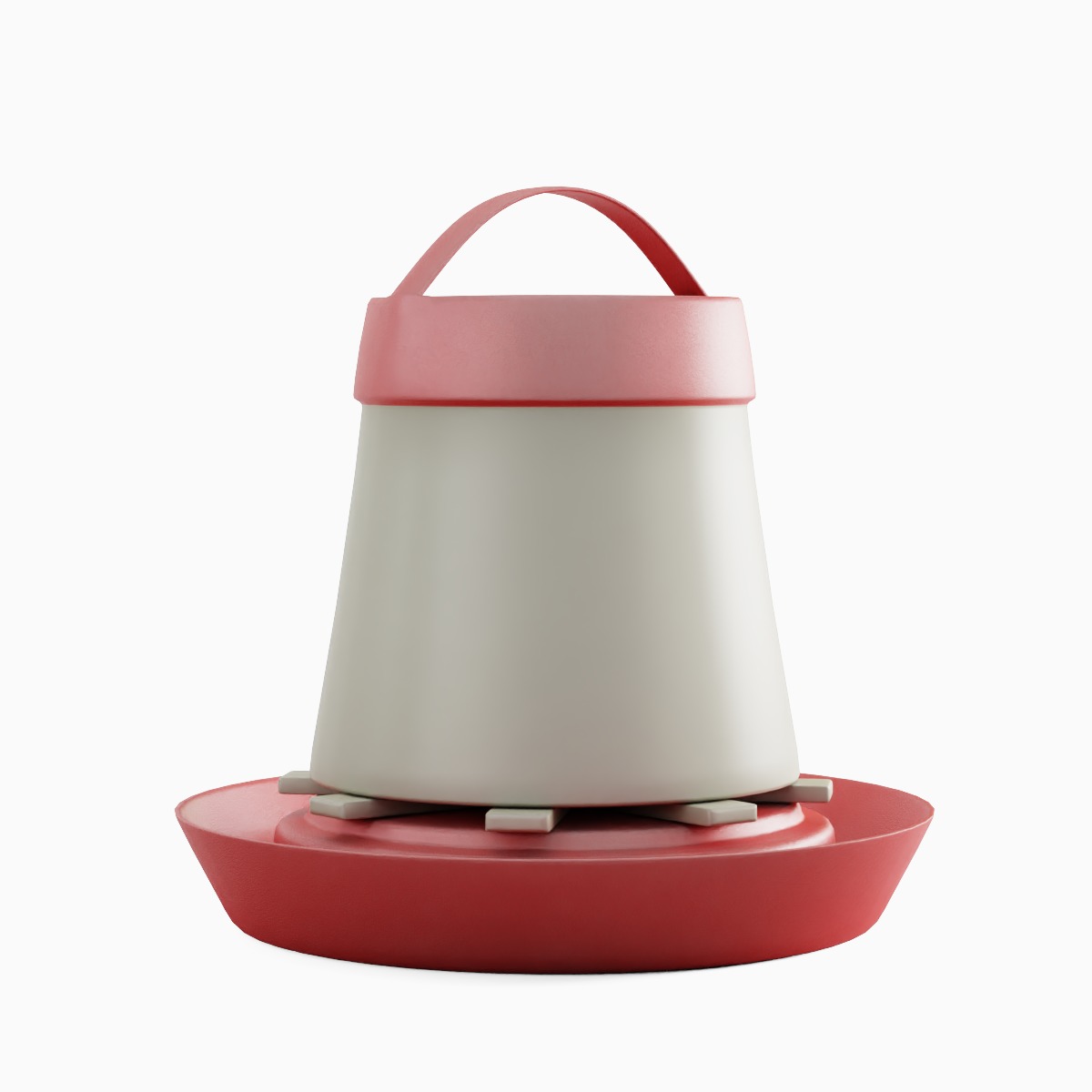 Feeder for Chickens 01 3D model_2