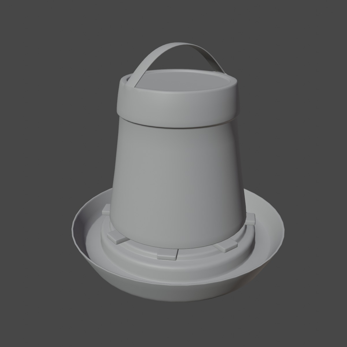 Feeder for Chickens 01 3D model_11