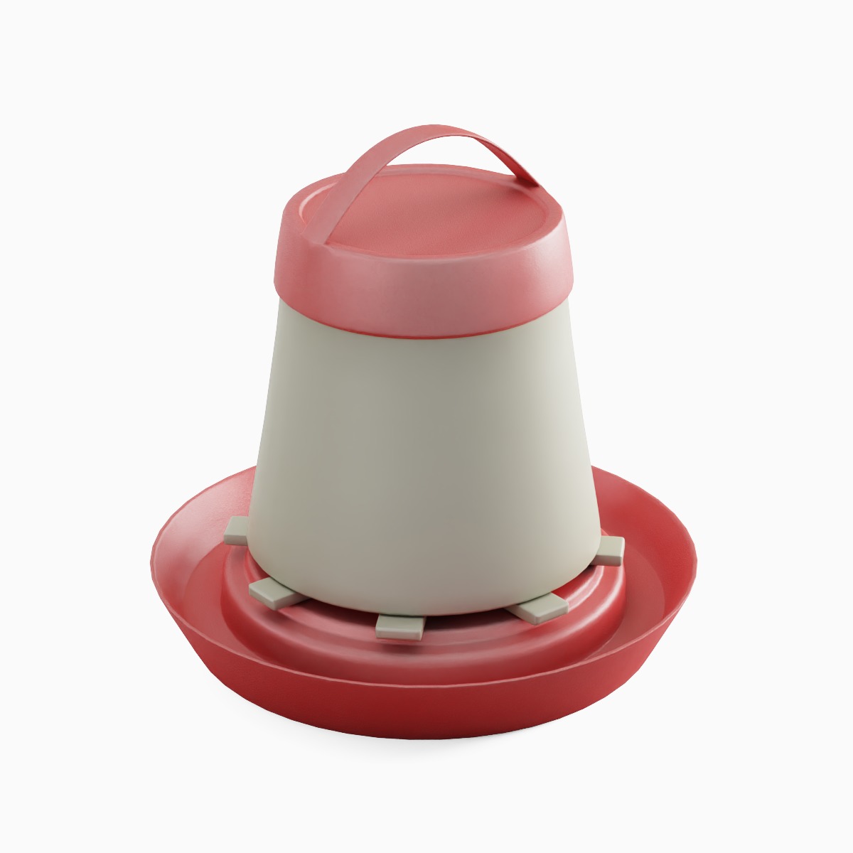 Feeder for Chickens 01 3D model_5