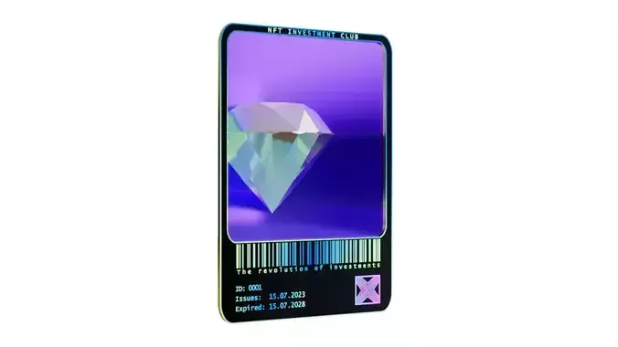 holographic nft card
