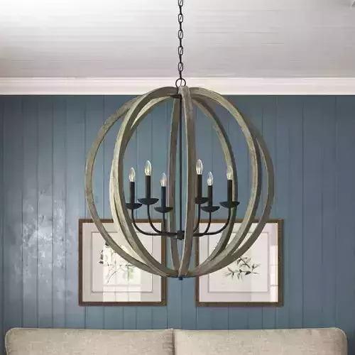 Huron Light Dimmable Globe Chandelier