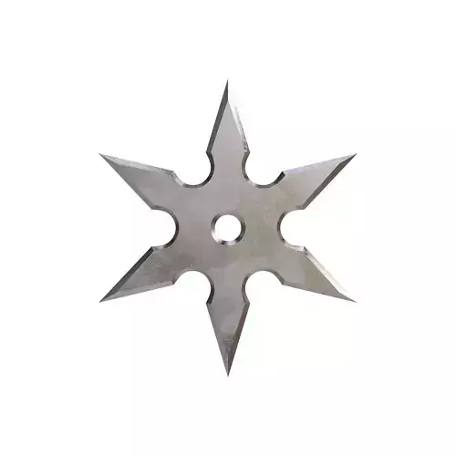 Shuriken Ninja Star blade 3D model