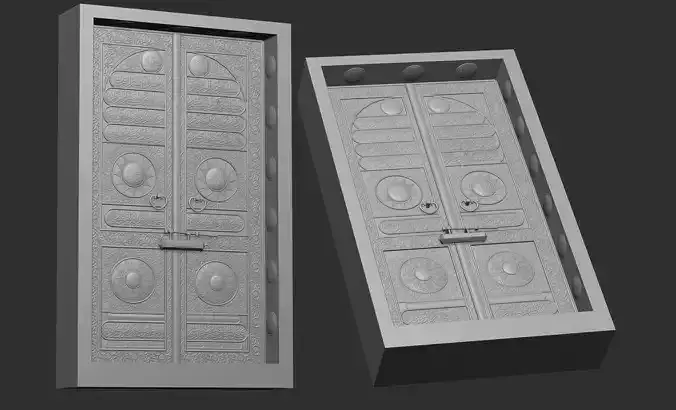Kaaba door 3D print model