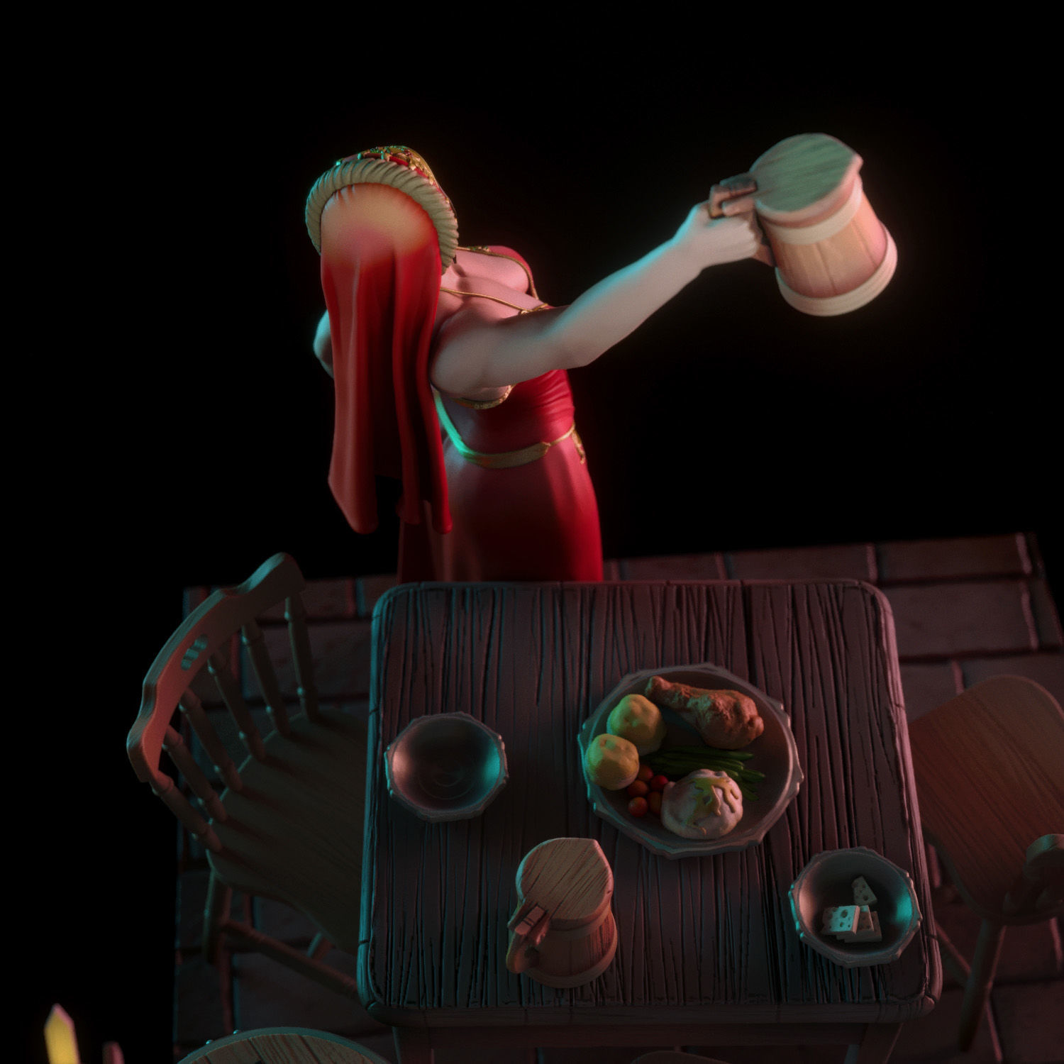 Pauline - Trouble Sisters 2 3D print model_3