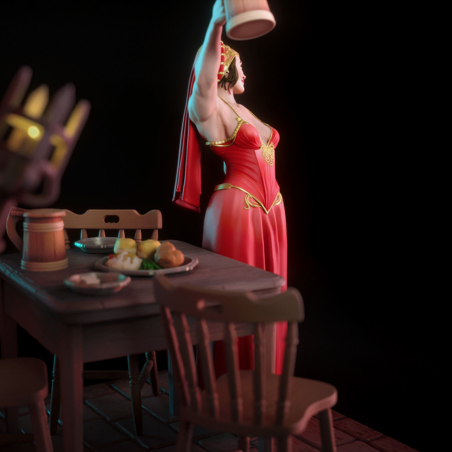 Pauline - Trouble Sisters 2 3D print model_2