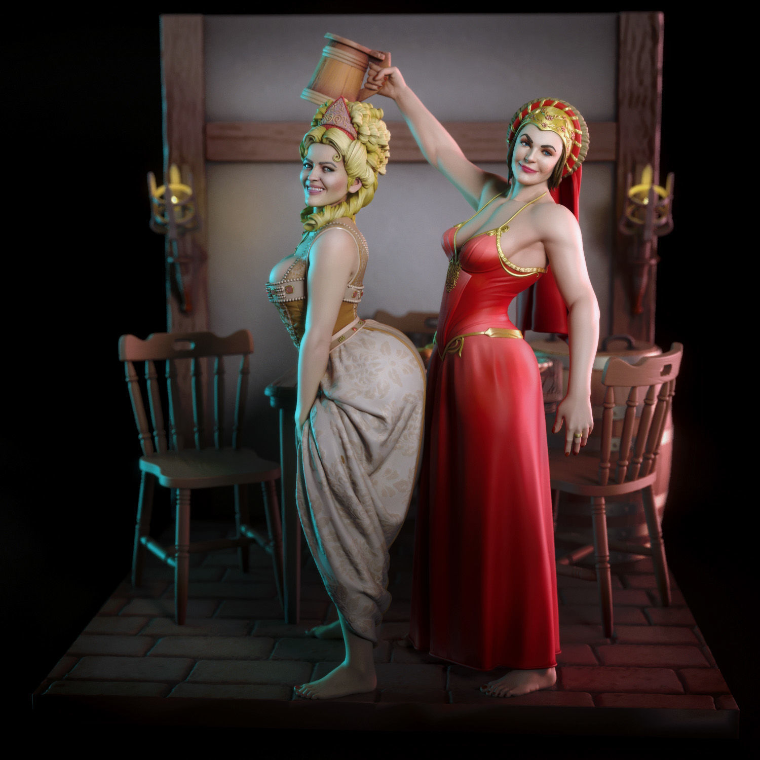 Pauline - Trouble Sisters 2 3D print model_6