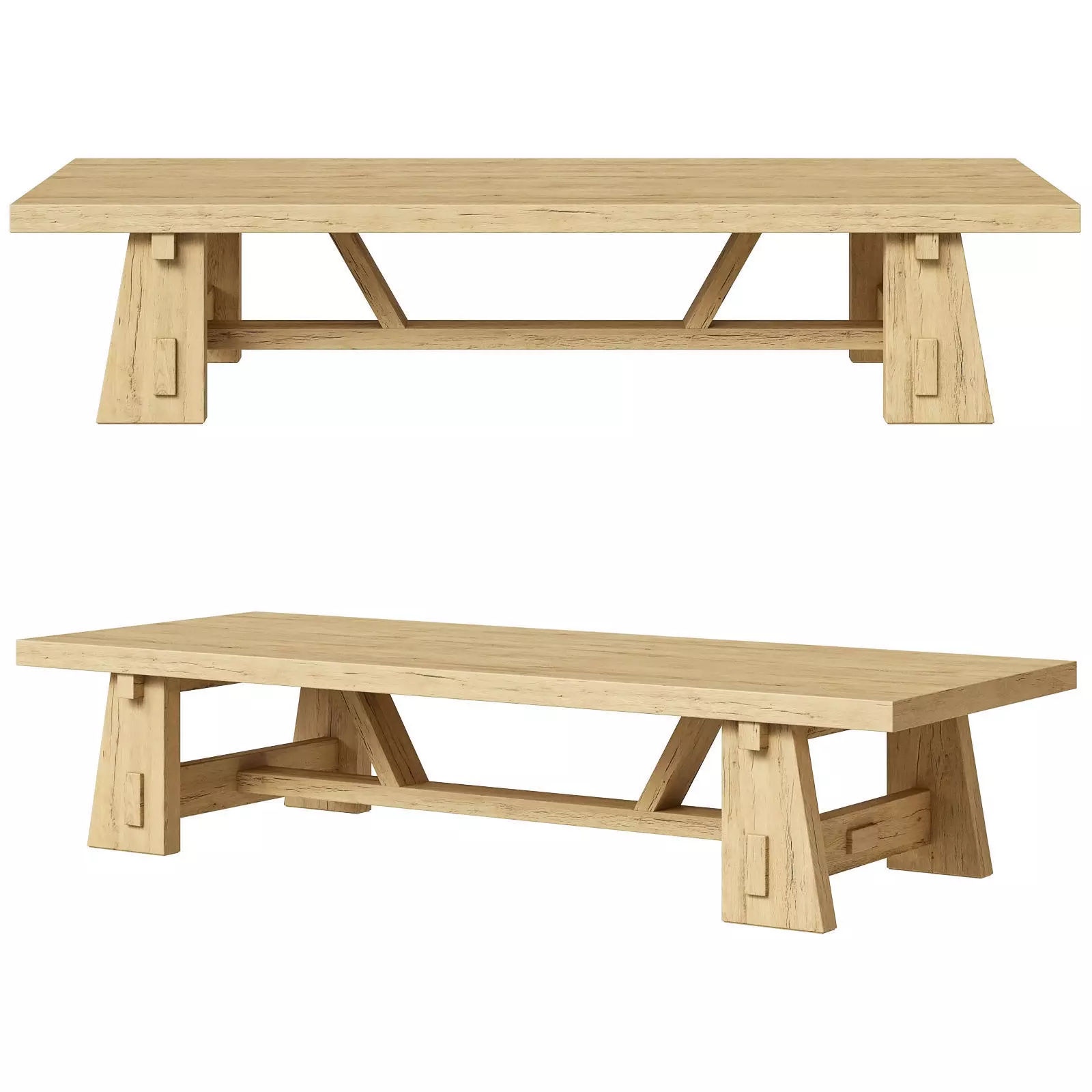 BR Home Ashland Coffee Table 3D model_0