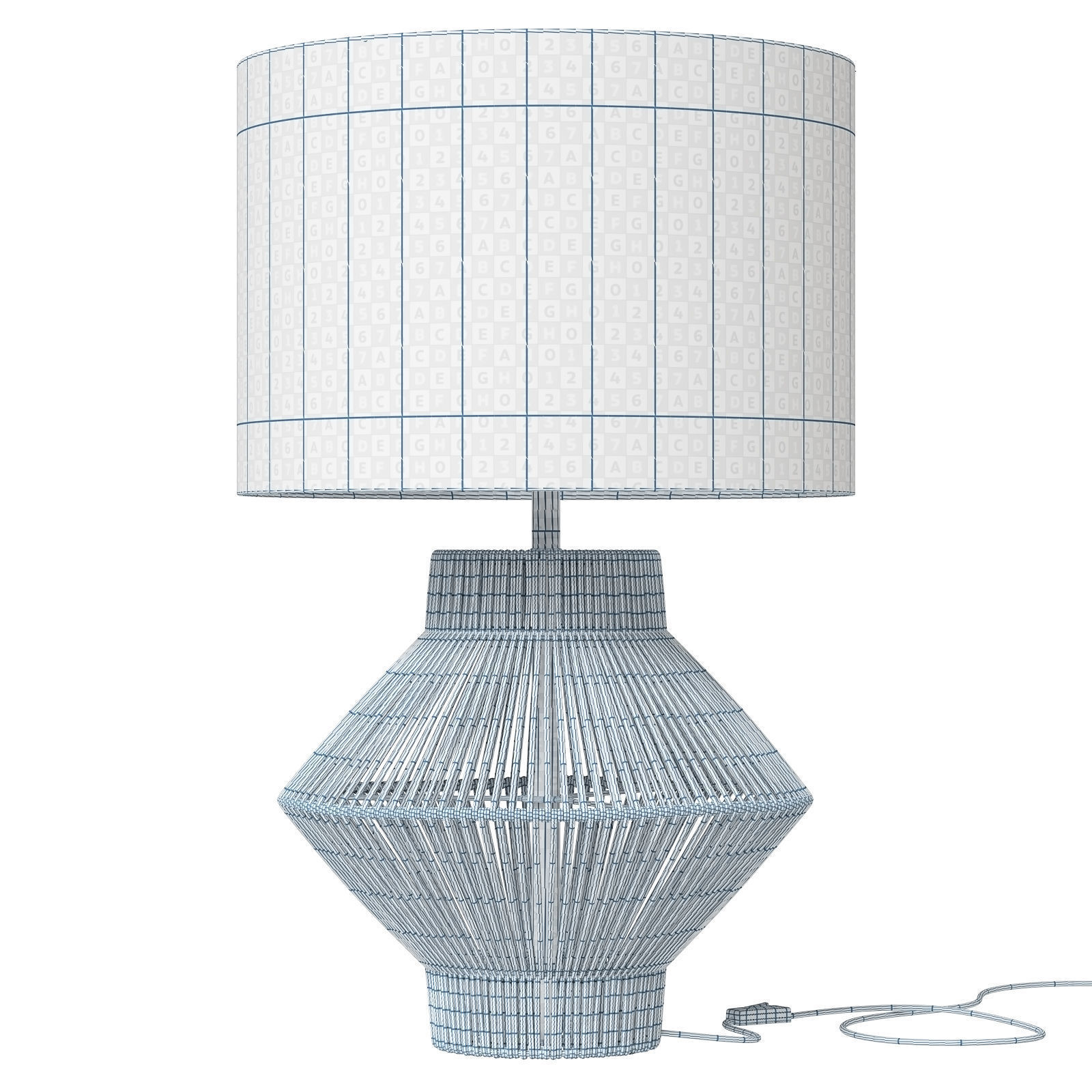 Lulu and Georgia table lamp Renita 3D model_8