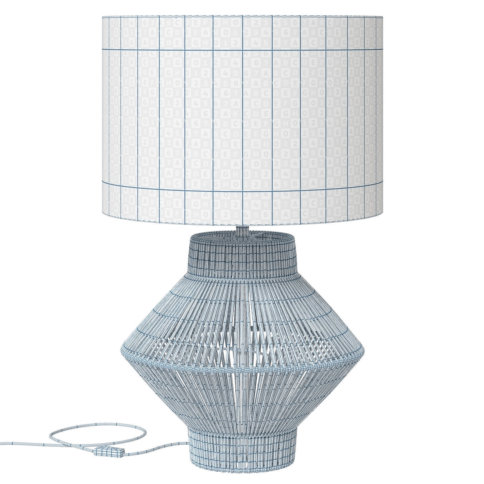 Lulu and Georgia table lamp Renita 3D model_11
