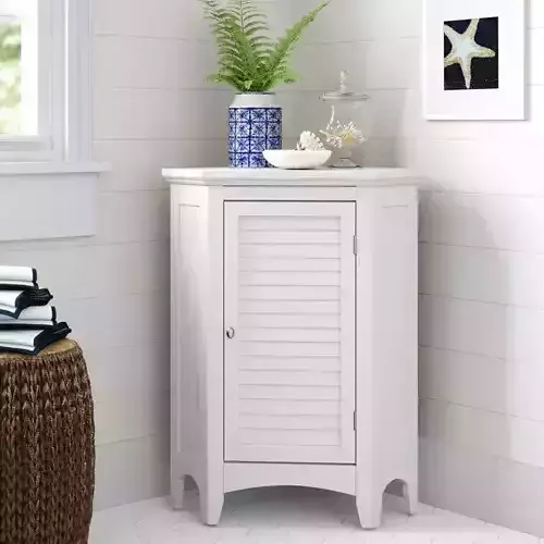 Zal Freestanding Corner Floor Cabinet