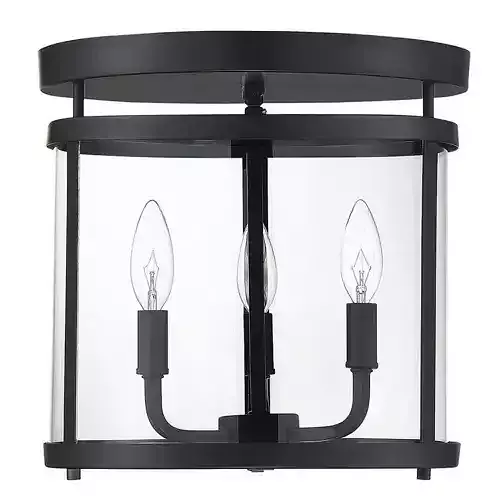 Dorota Glass Flush Mount 3D model