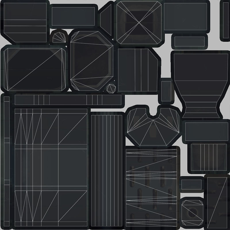 IEC C15 Female Plug Low-poly 3D model_15