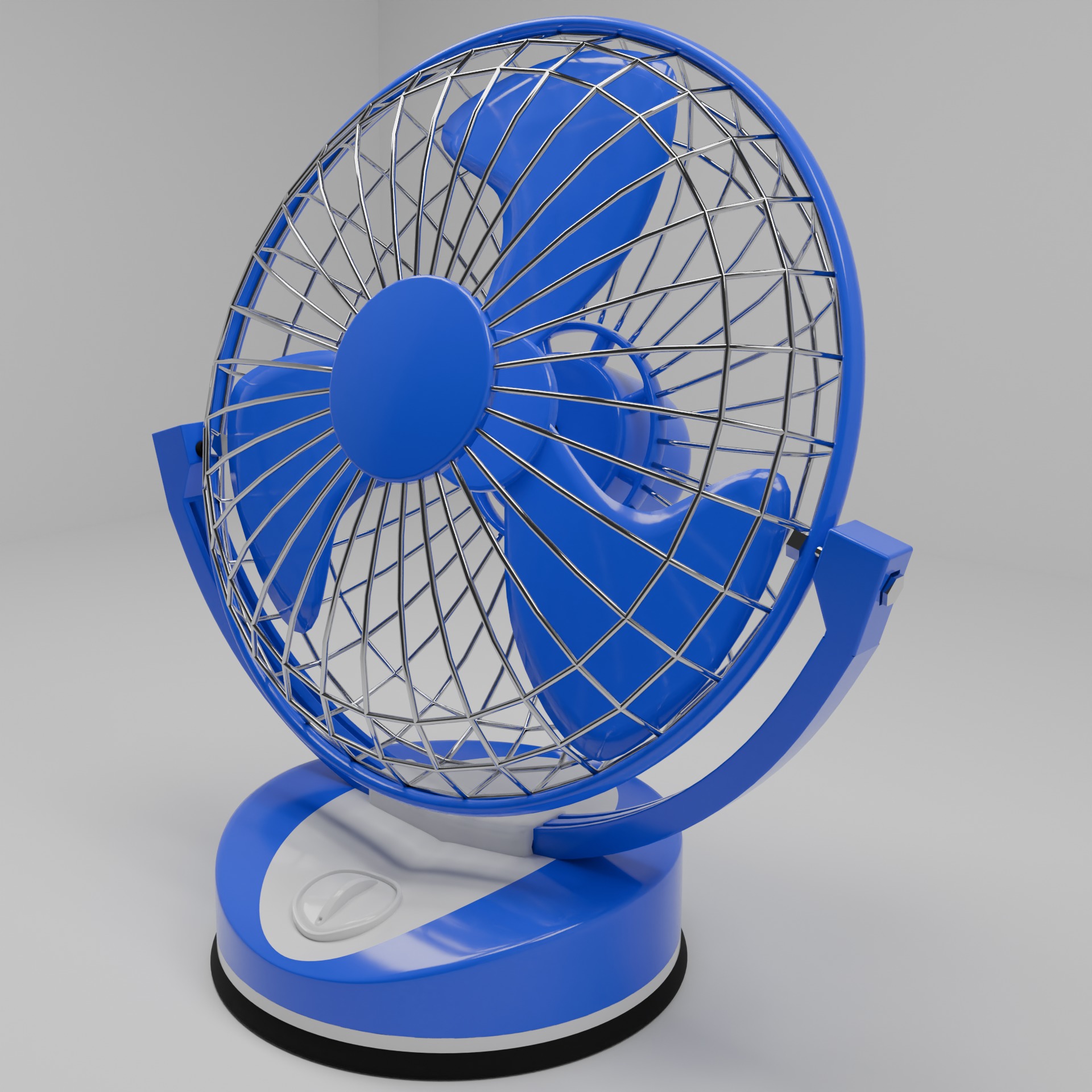 Table fan 3D model_4