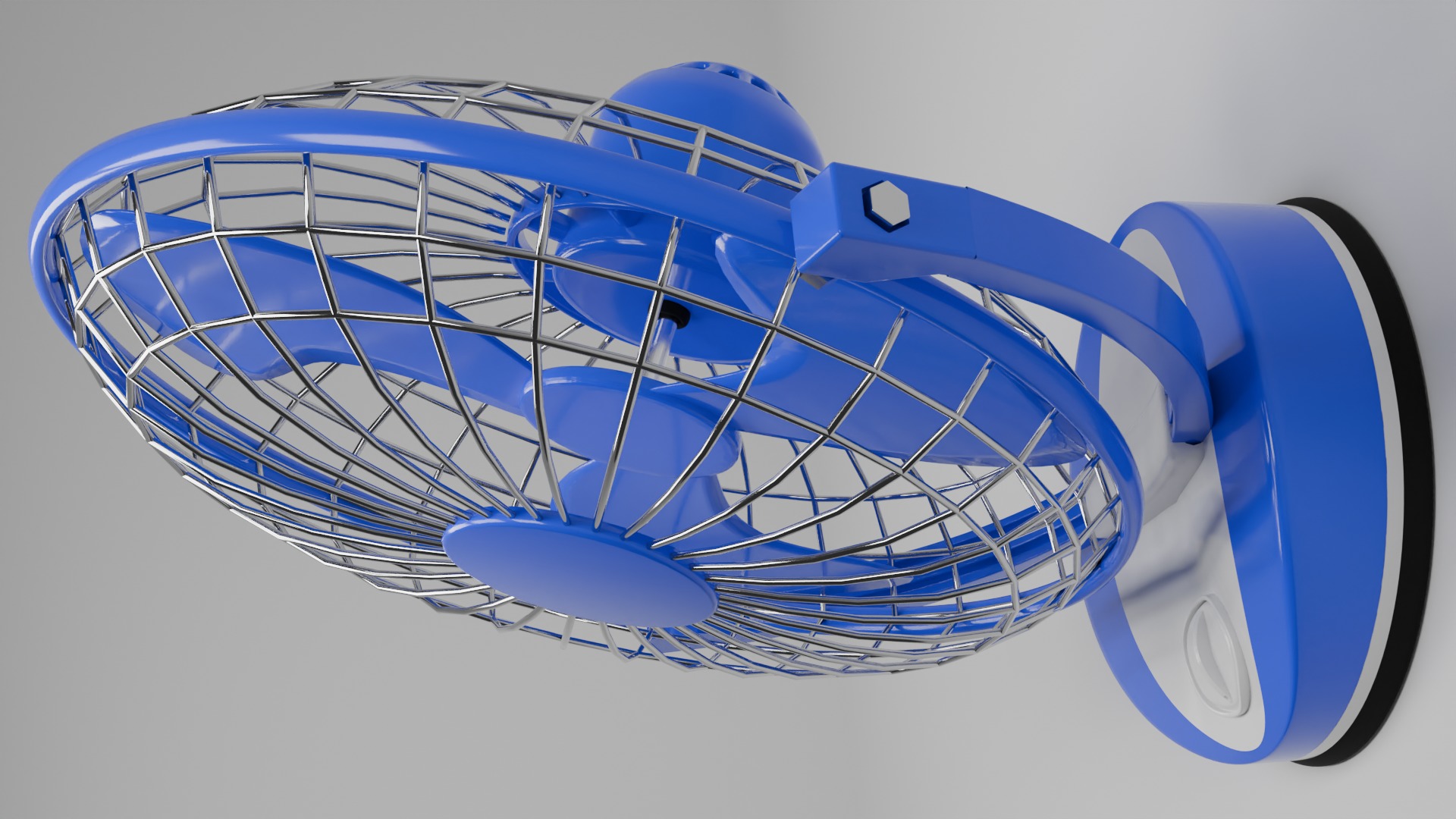 Table fan 3D model_1