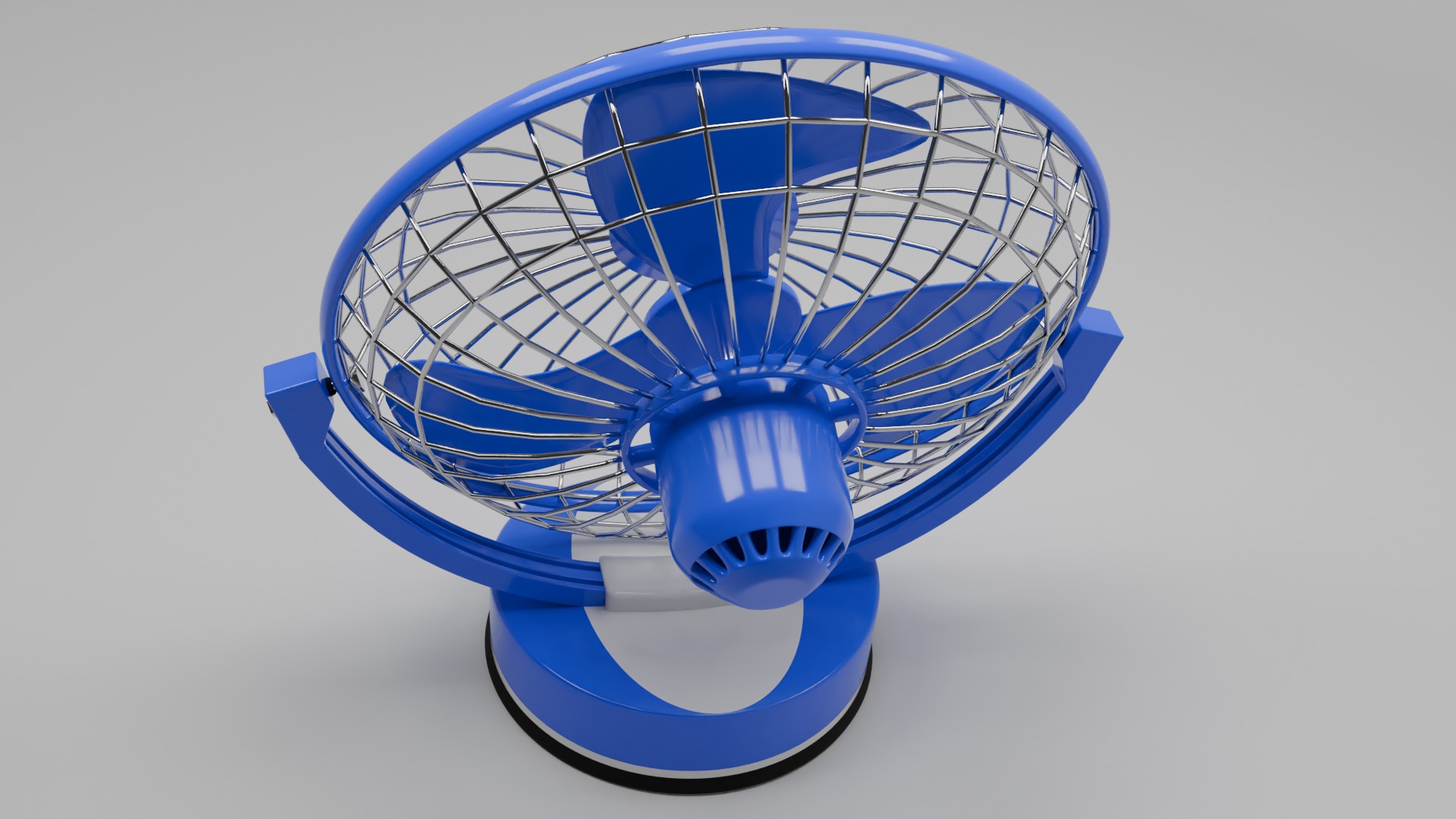 Table fan 3D model_2