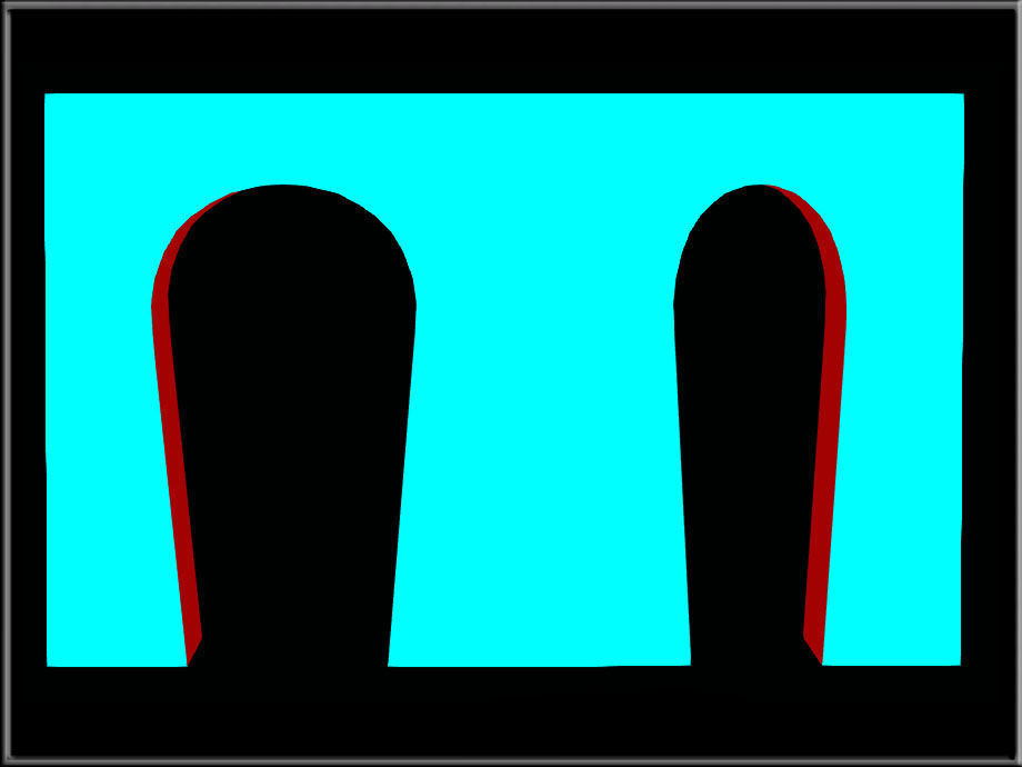 Horseshe Arch 07 Low-poly 3D model_1