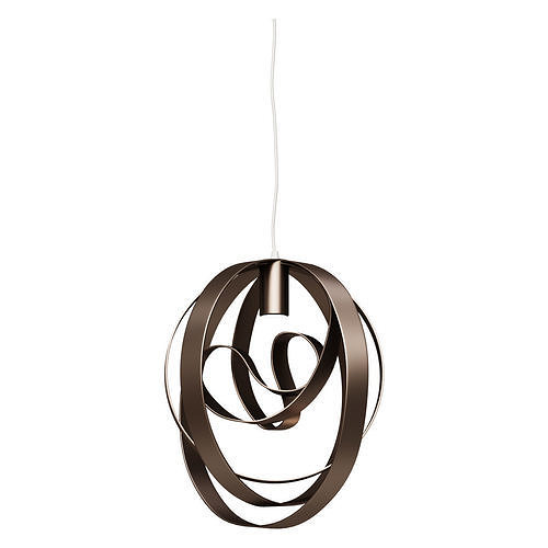 Rodin modern chandelier in iron cm 47x115-55 3D model