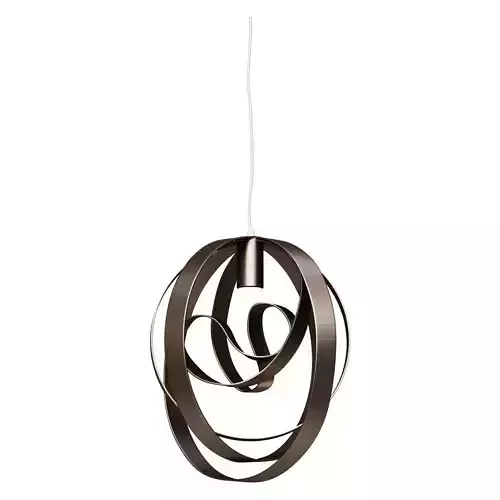 Rodin modern chandelier in iron cm 47x115-55