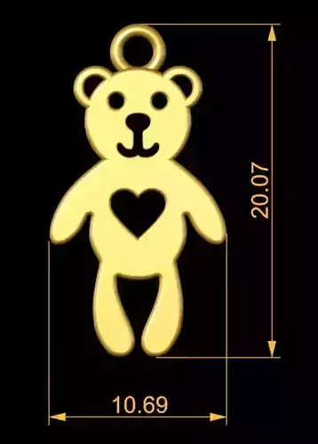 disney kids 11 pendant 3D print model