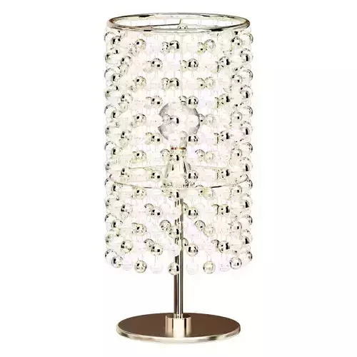 Gioia modern bedside lamp with glass pendants 16x39