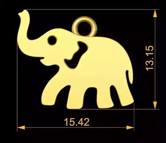 disney kids 12 pendant 3D print model