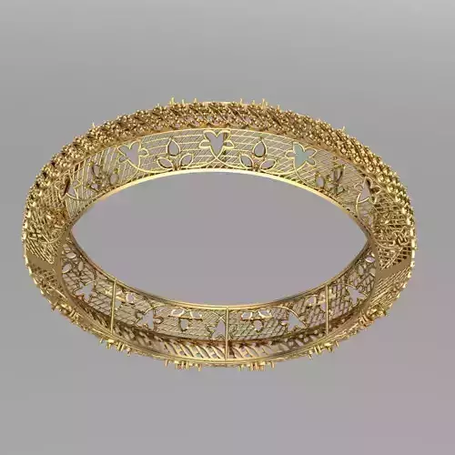 Traditional Indian Bangle  3D print model