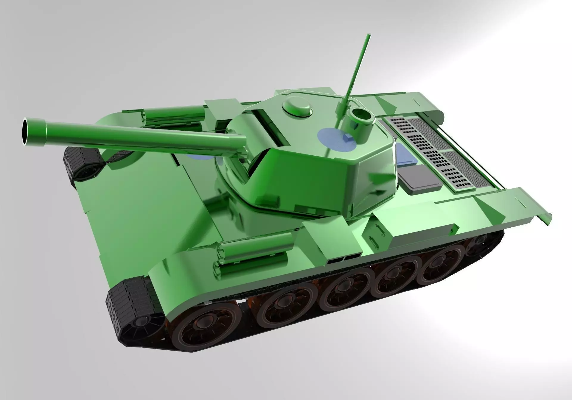 Toy Tank 3D print model_0