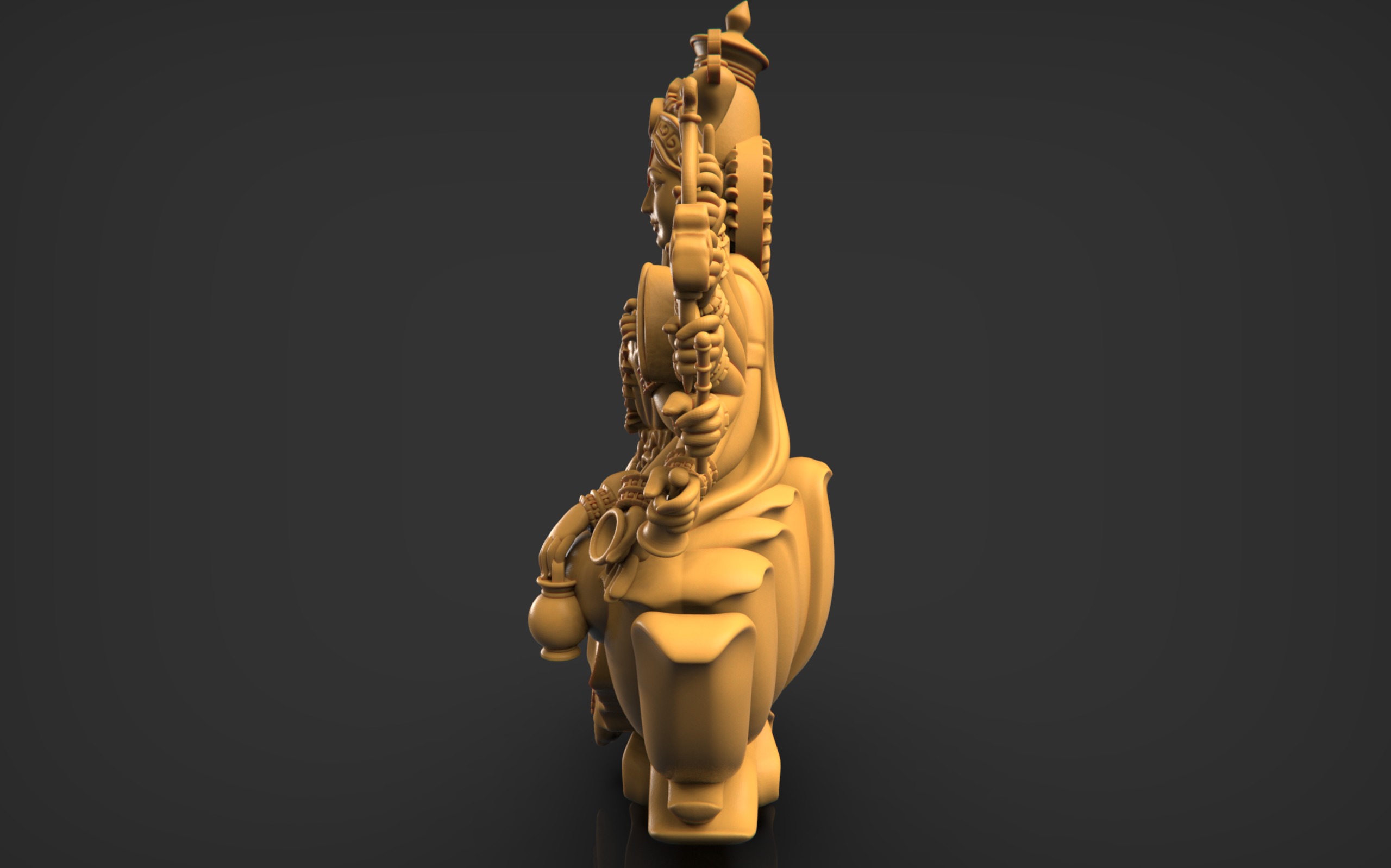 Chandika Laxmi 3D print model_5