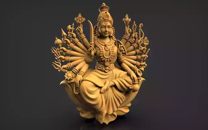 Chandika Laxmi 3D print model
