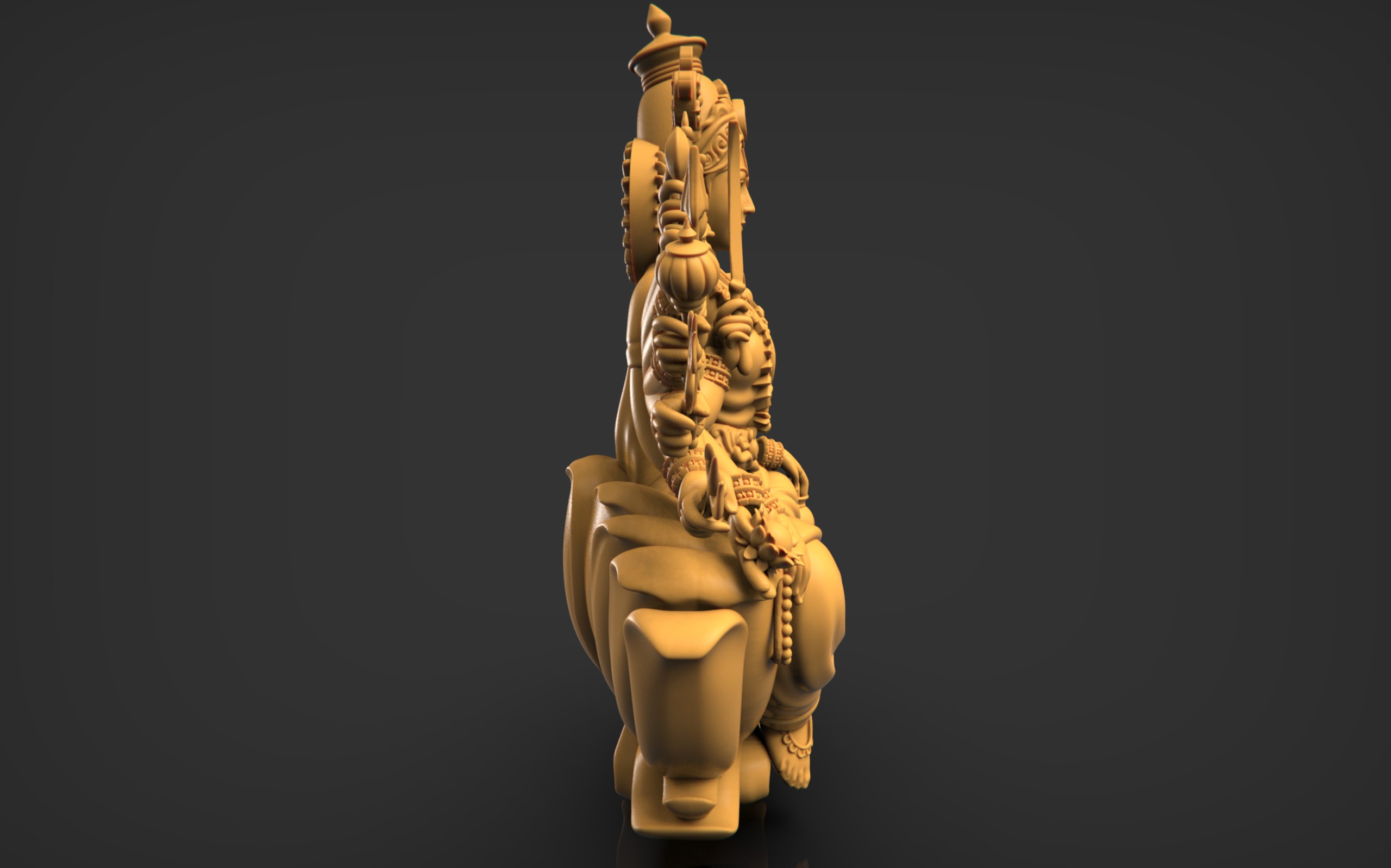 Chandika Laxmi 3D print model_10