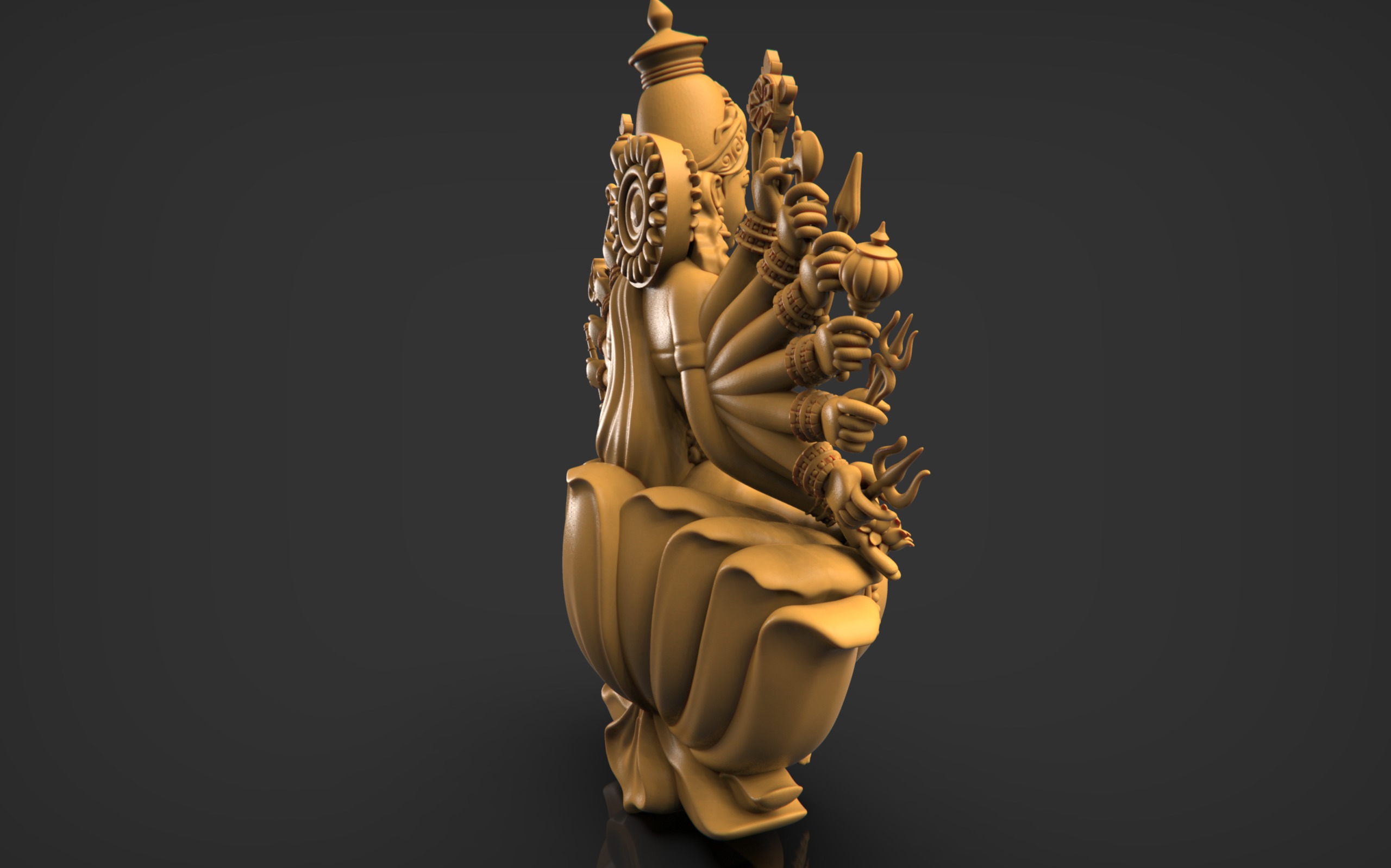 Chandika Laxmi 3D print model_9