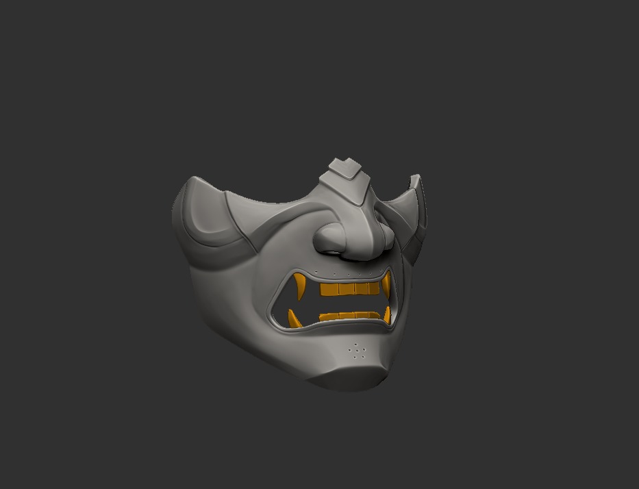 Ghost of Tsushima Low-poly 3D model_1