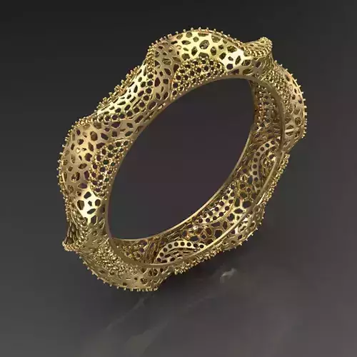 Traditional Indian Bangle 3D print model