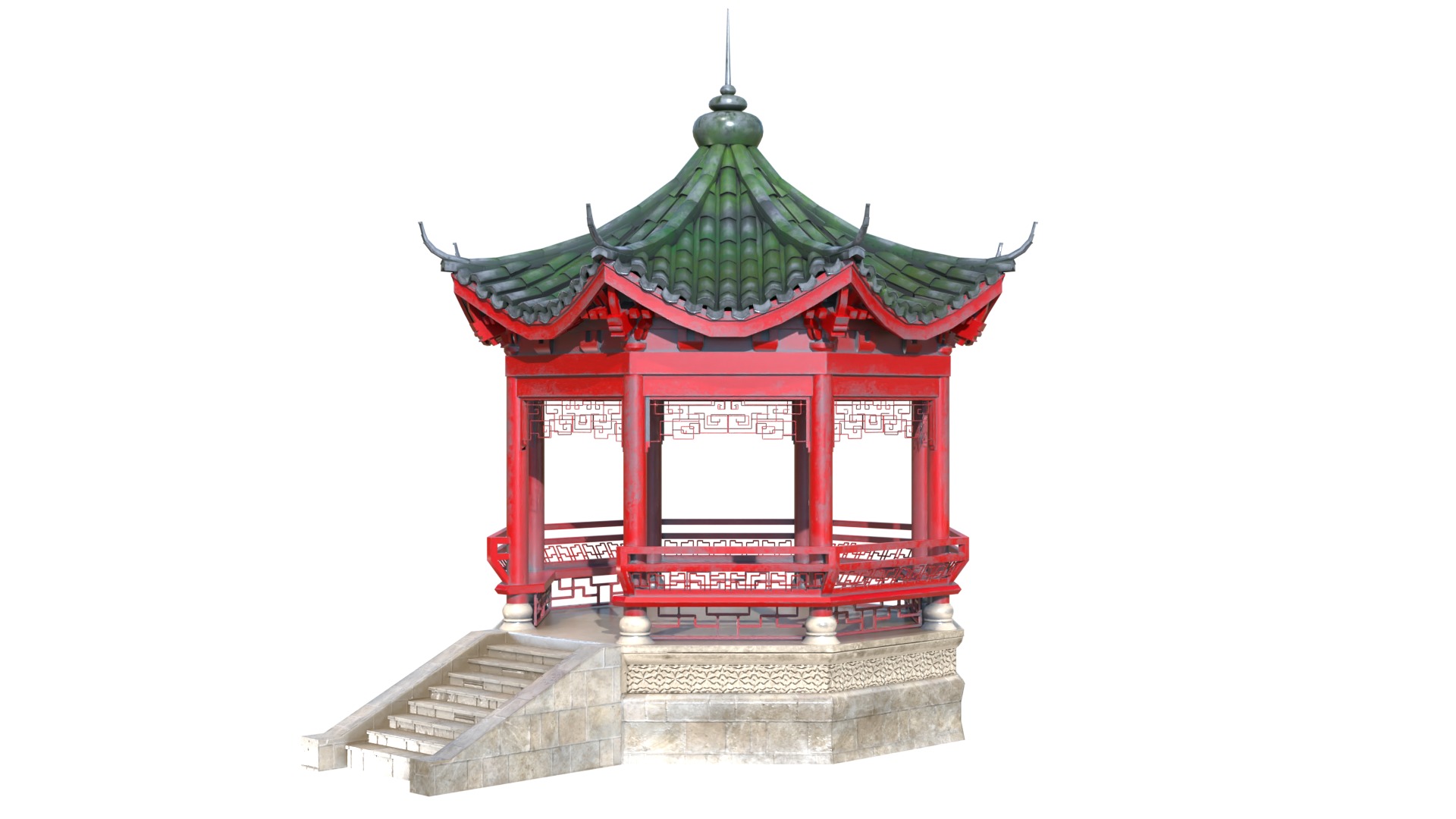 Pavilion 3D model_1