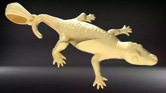 crocodile Alligator pendant 