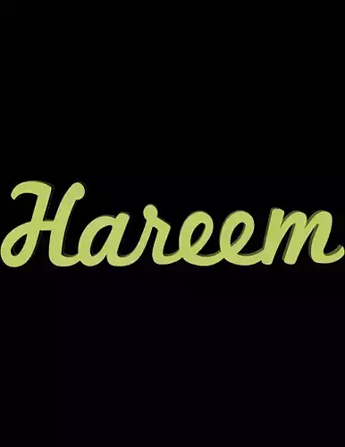 Hareem Name Pendent For Women Free 3D print model