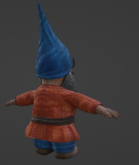 Genome Lowpoly AR Game Ready ready character Low-poly 3D model_2